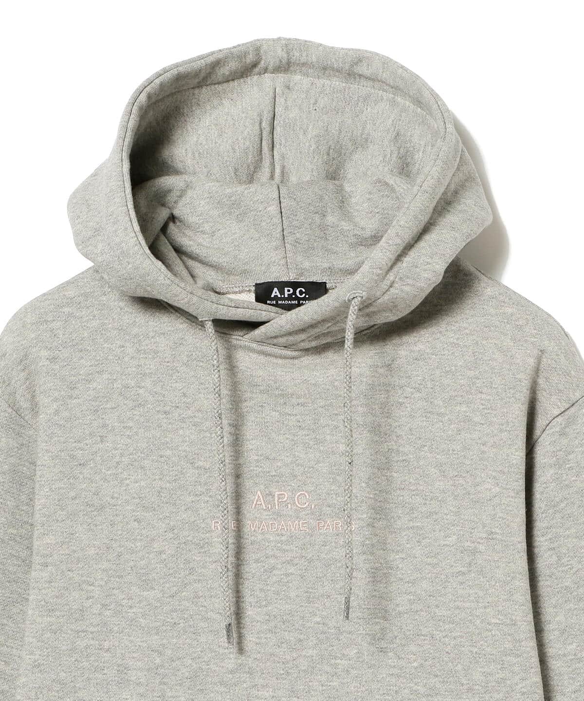 Beams Lights ビームス ライツ A P C Beams Lights 別注 Rue Madame エンブロイダリーロゴ パーカー トップス パーカー 通販 Beams