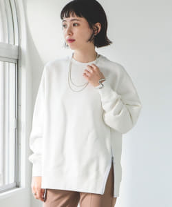 DISCUS ATHLETIC / 別注 ジップ クルーネック プルオーバー