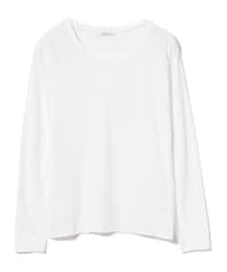 BEAMS LIGHTS / 斜行 コットン ロングスリーブ Tシャツ