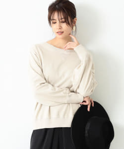 BEAMS LIGHTS / 袖切り替え 裏毛 スウェット