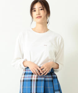 A.P.C. × BEAMS LIGHTS / 別注 エンブロイダリーロゴ ポケット ロングスリーブ Tシャツ