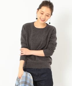 BEAMS LIGHTS / ウォッシャブル 9Gヤク混 ドロップショルダー ニットプルオーバー