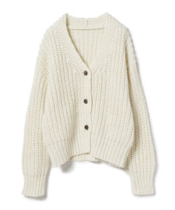 BEAMS LIGHTS / PECCI 畦編 カーディガン