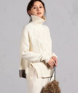 WRAPINKNOT / ケーブル編み プルオーバー