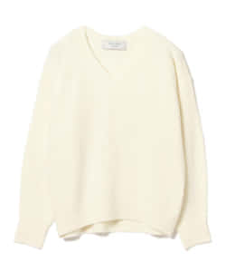 BEAMS LIGHTS / 手洗い可能 ヤク混 Vネック ニット プルオーバー