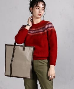 ISLAND TIDES / リブ ウールニット プルオーバー