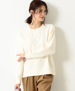 BEAMS LIGHTS / コットン混 クルーネック ニットプルオーバー