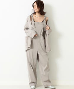 LE GLAZIK / ストレッチ サロペット