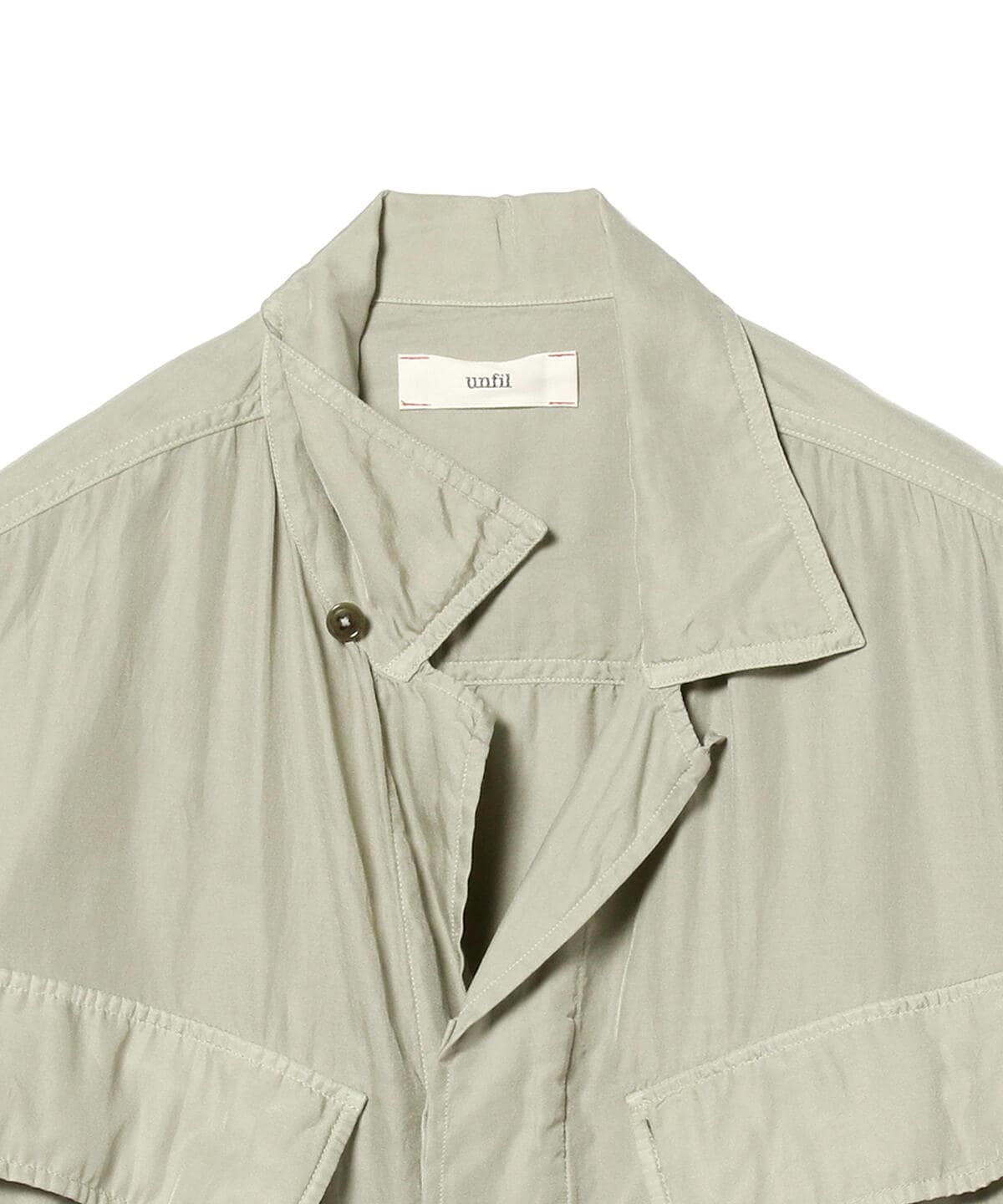 unfil ジャケット ブルゾン unfil アンフィル / washed cotton-poplin