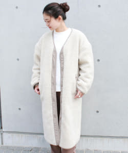 ALPHA INDUSTRIES / 別注 リバーシブル ボア キルティングコート