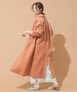 BEAMS LIGHTS / リネン コットン ショップコート