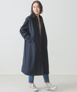 BEAMS LIGHTS / リサイクルウール コード カラー コート