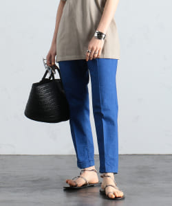 LELILL / 別注 ストレート 折り返し デニム