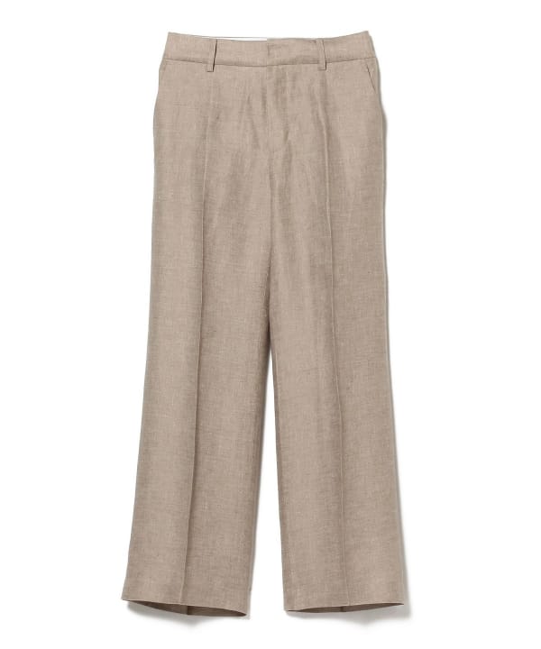 BEAMS LIGHTS [BEAMS LIGHTS] BEAMS LIGHTS / Klasikine linen pants