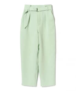 BEAMS LIGHTS / ベルト付き タックパンツ