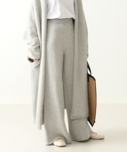 BEAMS LIGHTS / 手洗い可能 ヘリンボーン フォックス ニットパンツ