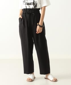 LE GLAZIK / ウエストリボン リネン パンツ