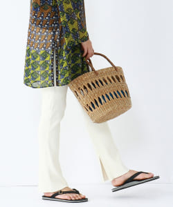 BEAMS LIGHTS / スリット リブ パンツ