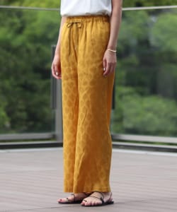Sara mallika / リーフ ジャガード パンツ