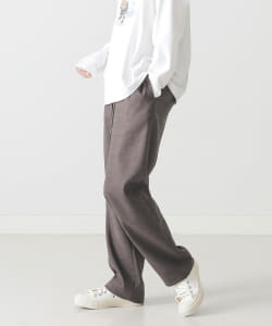 BEAMS LIGHTS / ダブルフェイス テーパードパンツ