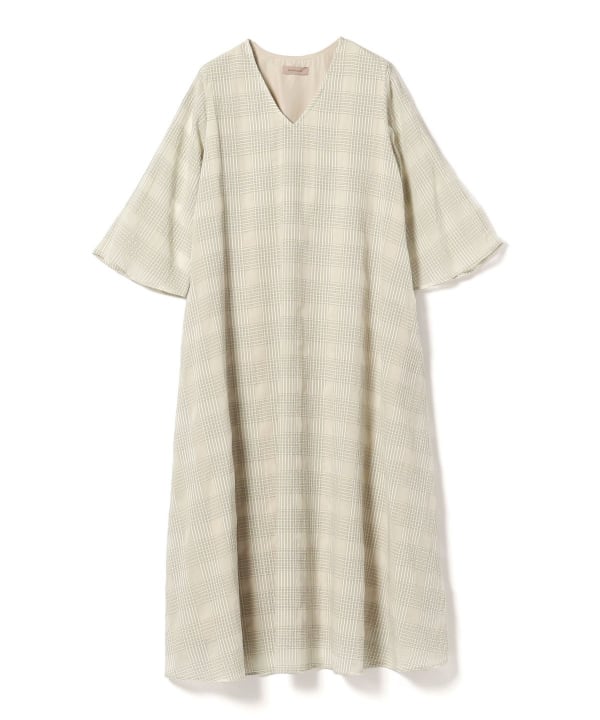 Beams Lights ビームス ライツ アウトレット Beams Lights シズルチェック シアー ワンピース ワンピース ワンピース 通販 Beams