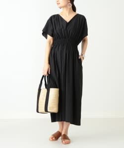 BEAMS LIGHTS / シャーリング切替 ワンピース