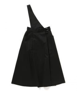▲BEAMS LIGHTS / 2WAY ワンショルダー ラップワンピース