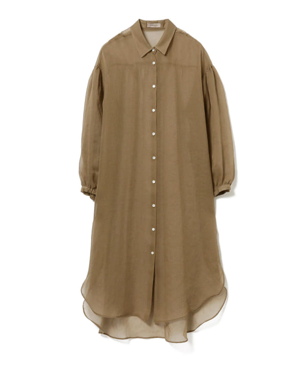 Beams Lights ビームス ライツ アウトレット Beams Lights ソフトオーガンジー シャツワンピース ワンピース ワンピース 通販 Beams