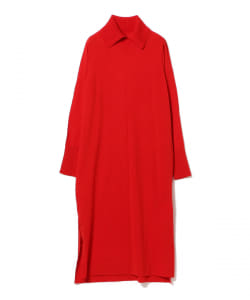 WRAPINKNOT / スリットカラー ニットワンピース