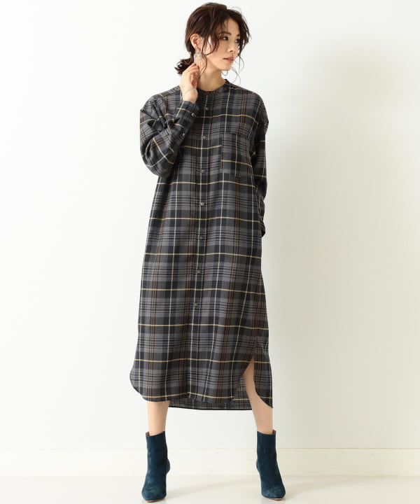Beams Lights ビームス ライツ Le Glazik チェック ワンピース ワンピース ワンピース 通販 Beams