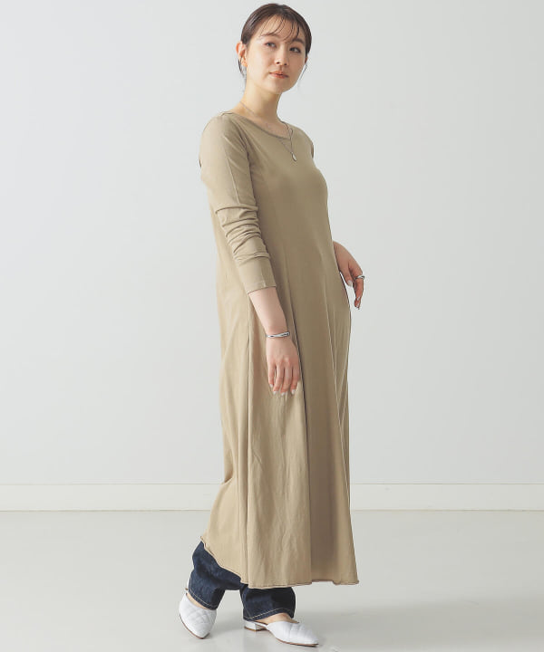 Beams Lights ビームス ライツ アウトレット Beams Lights バックオープン 天竺 ワンピース ワンピース ワンピース 通販 Beams
