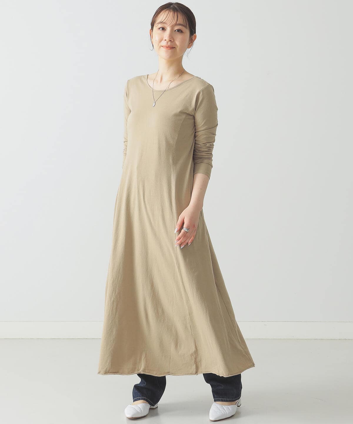 Beams Lights ビームス ライツ アウトレット Beams Lights バックオープン 天竺 ワンピース ワンピース ワンピース 通販 Beams