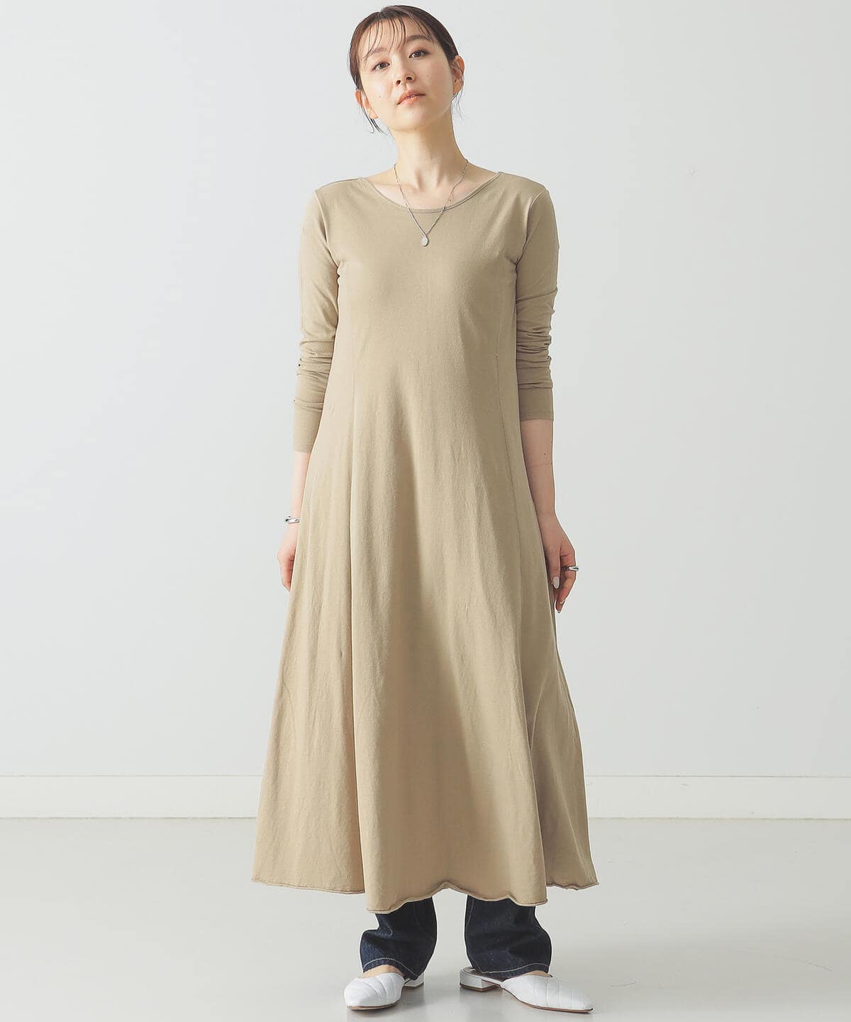 Beams Lights ビームス ライツ アウトレット Beams Lights バックオープン 天竺 ワンピース ワンピース ワンピース 通販 Beams