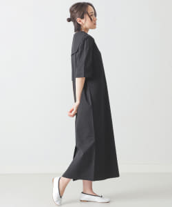 BEAMS LIGHTS / コットン セーラーカラー ワンピース