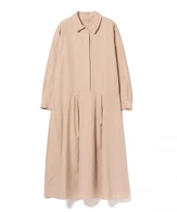 BEAMS LIGHTS / スーピマコットン 切り替え シャツ ワンピース