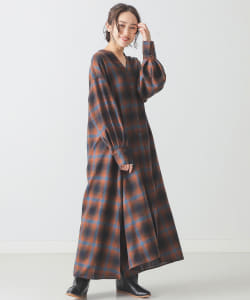 PENDLETON / ウール混 チェック柄 ワンピース
