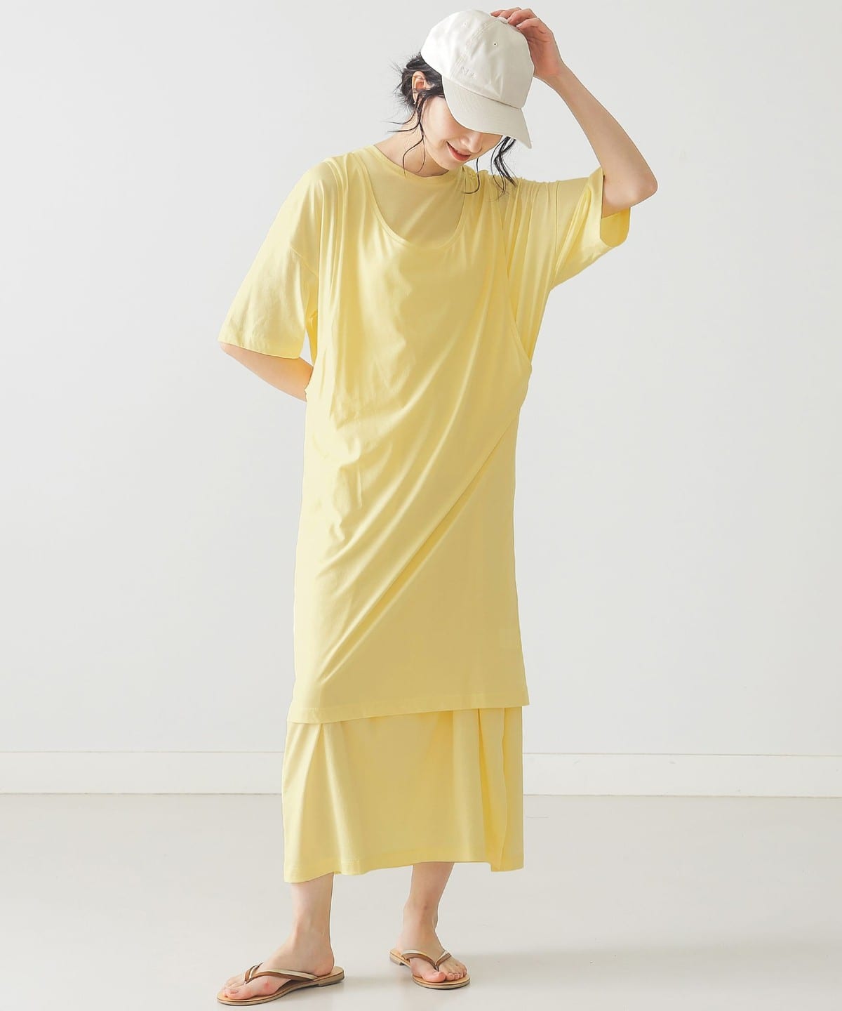 BEAMS LIGHTS【BEAMS LIGHTS】ESLOW / CUT DRESS One Piece（一件