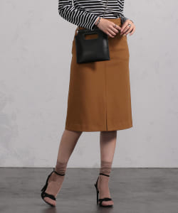 BEAMS LIGHTS / 前スリット ストレッチ スカート