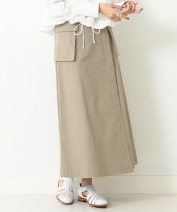 BEAMS LIGHTS / マチポケット付き チノスカート