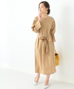 BEAMS LIGHTS / タイプライター ロングスリーブ ワンピース