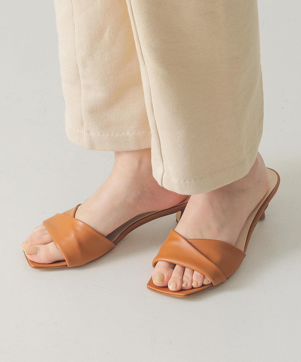 BEAMS LIGHTS [BEAMS LIGHTS] tisimo / Front cross sandals (shoes 