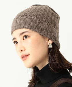 WILLIAM BRUNTON / カシミヤ リブ ニットキャップ