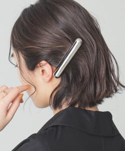 BEAMS LIGHTS / メタル ラウンド バー バレッタ