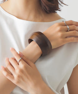 BEAMS LIGHTS / WOOD ワイド バングル