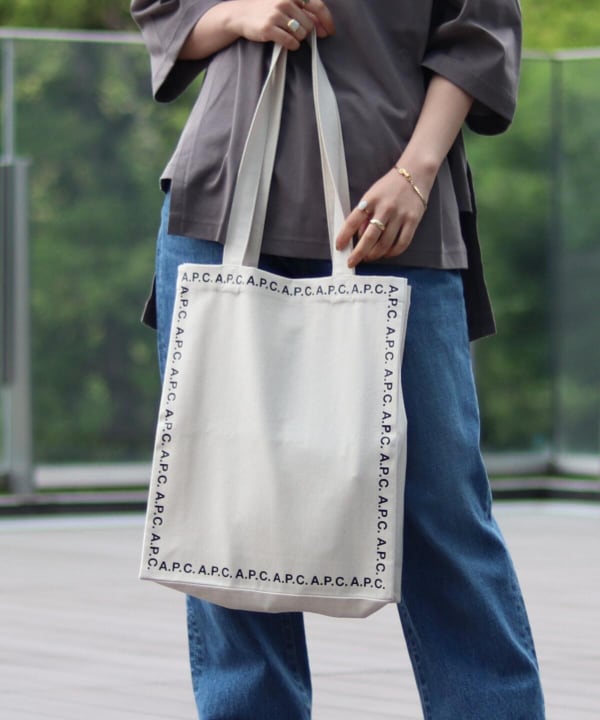 Beams Lights ビームス ライツ A P C Beams Lights 別注 キャンバス トートバッグ バッグ トートバッグ 通販 Beams