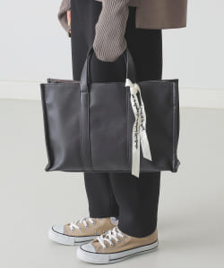 Styiro × BEAMS LIGHTS / 別注 フェイクレザー トートバッグ