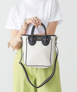 YOUNG&OLSEN × BEAMS LIGHTS / 別注 キャンバス ミニ バッグ