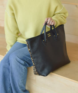YOUNG&OLSEN / 別注 ヘア＆カーフスキン レオパード トート バッグ