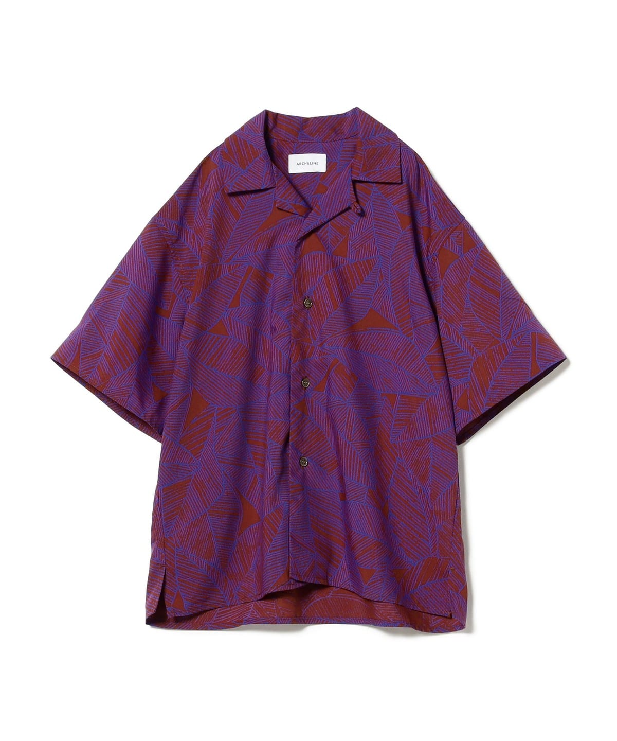 ARCH & LINE アーチアンドライン / プリント 半袖 シャツ 2025(100 145cm) シャツ・ブラウス ♯37 M(115-125) ARCH & LINE アーチアンドライン / プリント 半袖 シャツ 2025(100 145cm) シャツ・ブラウス ♯37 M(115-125)