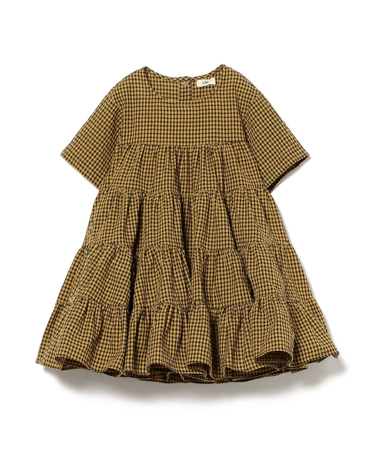 Kodomo BEAMS (Kodomo BEAMS) Uhr / Check Tiered Dress 2025SS